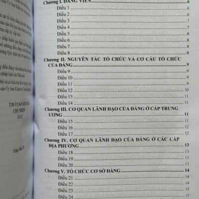 Sách Điều Lệ Đảng Cộng Sản Việt Nam - Văn Bản Quy Định Chi Tiết Thi Hành (V2565T)