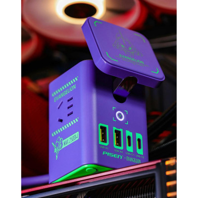 Trạm Sạc Để Bàn Đa Năng Pisen Pro - EVA Destop MagStation (Standby 65W) GaNUltra - Pisen CC1200