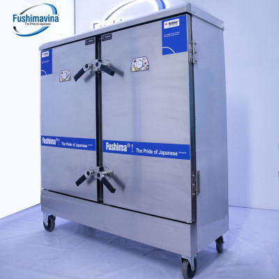 [CỬA HÀNG CHÍNH HÃNG] Tủ Nấu Cơm Dùng Gas Và Điện 20 Khay