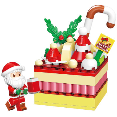 Đồ Chơi Lắp Ráp Chủ Đề Giáng Sinh - Sweet Mousse Player Cake - Keepplay K29803 (126 Mảnh Ghép)