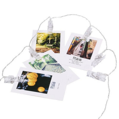 Dây đèn treo ảnh V.2 - Đèn màu trắng