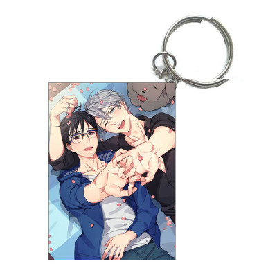 Móc khóa Yuri!!! On Ice COMBO 3 móc ảnh khác nhau ( mẫu giao ngẫu nhiên )