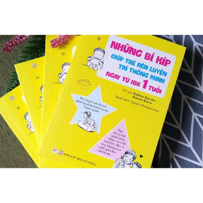 Sách - Những Bí Kíp Giúp Trẻ Rèn Luyện Trí Thông Minh Ngay Từ Khi 1 Tuổi - Tân Việt Books
