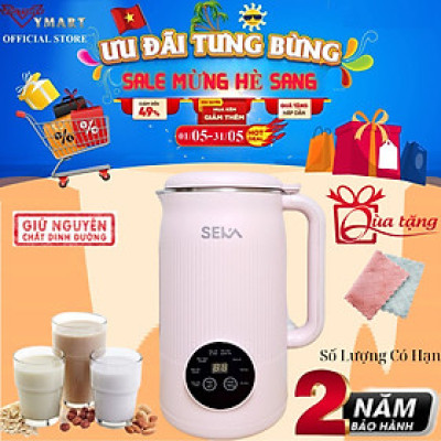 Máy Làm Sữa Hạt Mini Đa Năng 8 in 1 SEKA SK320 PRO 1,2 Lít Lưỡi Dao 10 Cánh - Hàng Chính Hãng