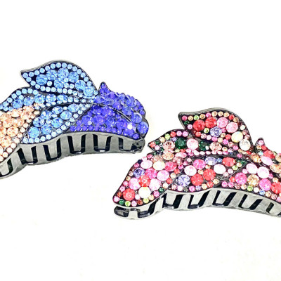 Kẹp Tóc Sau Hình Chiếc Lá Đính Đá - Phụ Kiện Sang Trọng Cho Nét Đẹp Quý Phái Dành Cho Người Yêu Thương