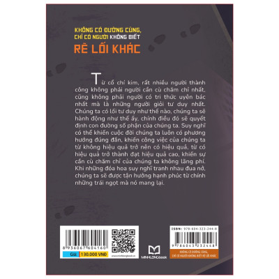 Sách- Không Có Đường Cùng Chỉ Có Người Không Biết Rẽ Lối Khác - Hoàng Chí Kiên - Chu Ứng Mai (ML)