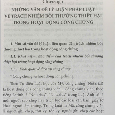 Trách nhiệm bồi thường thiệt hại trong hoạt động công chứng theo pháp luật Việt Nam