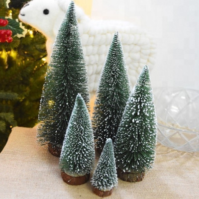 Bộ 3 cây thông mini 10 cm Christmass tree 2020 tặng dàn nháy nhỏ