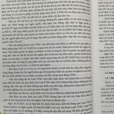 Kỹ năng giải quyết vụ án hành chính trong lĩnh vực Quản lý đất đai và thực tiễn xét xử của Tòa án nhân dân (Tái bản lần thứ nhất, có sửa đổi, bổ sung theo luật đất đai 2024) 