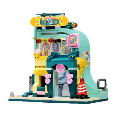 Đồ Chơi Lắp Ráp Lovely Street Husky Skate Shop - Keepplay K28009 (350 Mảnh Ghép)