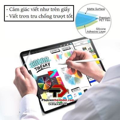 Miếng Dán Màn Hình Paper-Like cho Samsung Galaxy Tab S10+ Plus Viết Vẽ như trên giấy - Hàng nhập khẩu