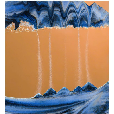 Tranh cát chảy 3D LED sáng tạo - Tranh cát giải nén để bàn Đếm ngược Trang Trí Nhà cửa - Quà lưu niệm - Giao Mầu Ngẫu Nhiên