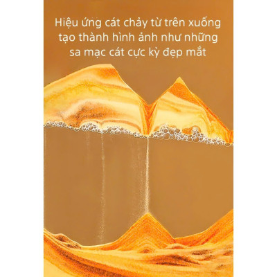 Tranh cát chảy 3D LED sáng tạo - Tranh cát giải nén để bàn Đếm ngược Trang Trí Nhà cửa - Quà lưu niệm - Giao Mầu Ngẫu Nhiên