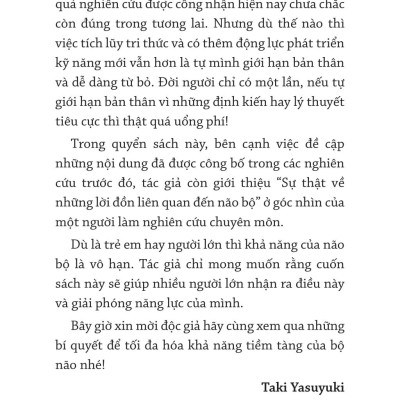 Kích Hoạt Trí Não - Mở Rộng Bộ Nhớ