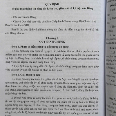 Sách Điều Lệ Đảng Cộng Sản Việt Nam - Văn Bản Quy Định Chi Tiết Thi Hành (V2565T)