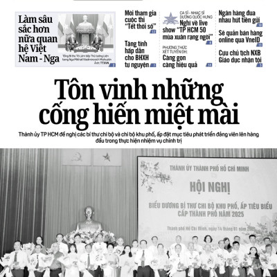 Nhật báo Người Lao Động từ ngày 13-01-2025 đến 19-01-2025