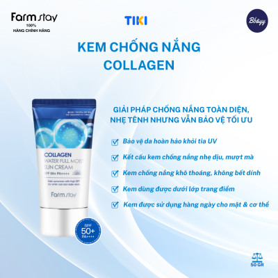 Kem Chống Nắng Collagen _ Collagen Water Full Moist Suncream (SPF50+ PA++++)