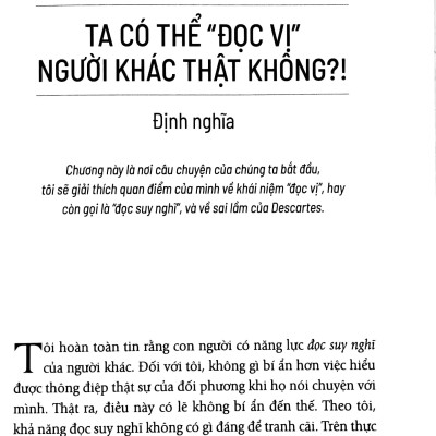 Nghệ Thuật Đọc Vị Bất Kỳ Ai - Biết Người Biết Ta - Trăm Trận Trăm Thắng