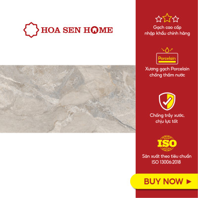 Gạch men lát nền LUSTRA INDAL0601200079 loại gạch granite vân đá tự nhiên, độ dày 9.4mm, gạch 1 face, kích thước 600mmx1200mm, thùng 2 viên - Hàng chính hãng
