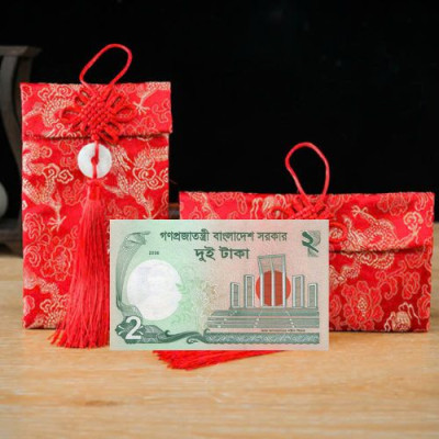 Túi gấm loại 2 Bangladesh sưu tầm, làm quà tặng