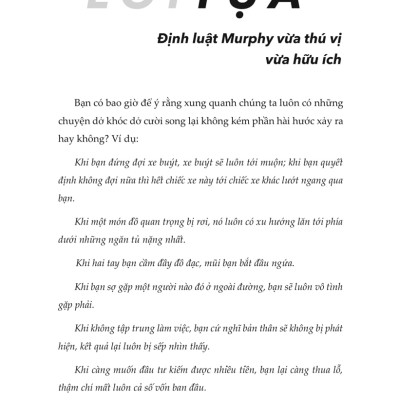 Định Luật Murphy - Mọi Bí Mật Tâm Lý Thao Túng Cuộc Đời Bạn _AZ