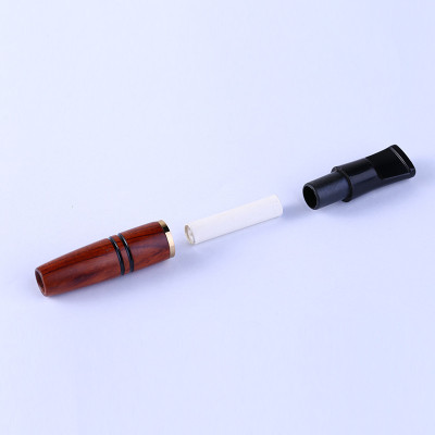 Tẩu Lọc Thuốc Cầm Tay ZB-213 Vỏ Gỗ Đàn Hương Cao Cấp