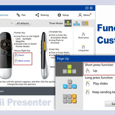 Bút trình chiếu Laser kĩ thuật số NORWii N86S dùng cho màn hình LED và màn chiếu, hàng chính hãng