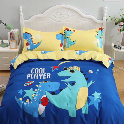 Bộ drap và vỏ chăn cotton Classic Kid VCK2006 ( 4 món )