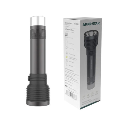 ĐÈN PIN SẠC TÍCH ĐIỆN 3W 53883 AKKO STAR   - HÀNG CHÍNH HÃNG