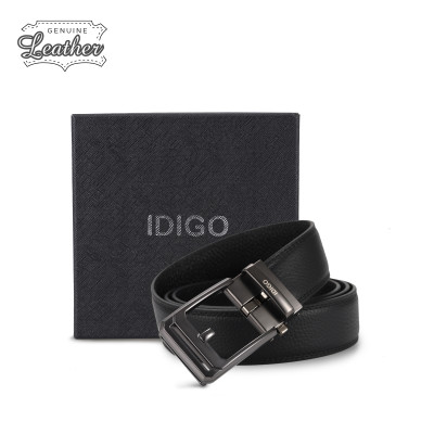 Thắt Lưng Nam Da Thật IDIGO MD1 - 6006 Màu Đen