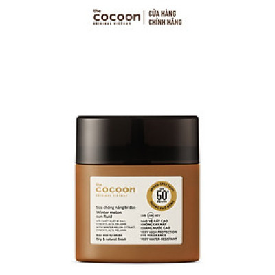 Sữa chống nắng bí đao - Ráo mịn tự nhiên SPF 50+, UVA-PF 62.6 Cocooon 50ml