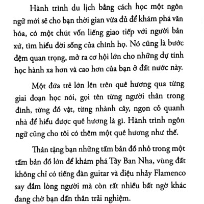 Tây Ban Nha – Hành Trình Không Ngôn Ngữ
