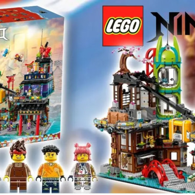 Đồ Chơi Lắp Ráp: Thị Trường Thành Phố NinjaGo - LEGO NINJAGO 71799 (6163 chi tiết)