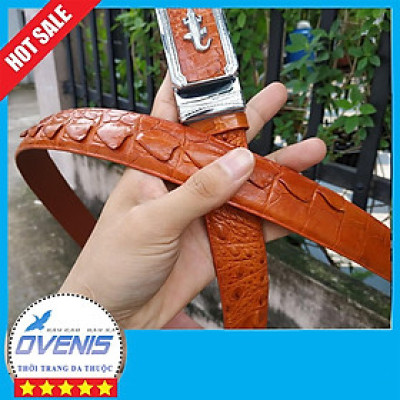 Thắt Lưng Cá Sấu Liền Nguyên Miếng 