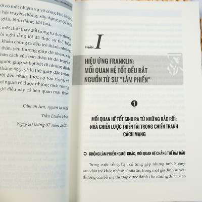 Sách - Hiệu ứng Franklin: Mối quan hệ tốt đều bắt nguồn tự sự "làm phiền" - MCBooks