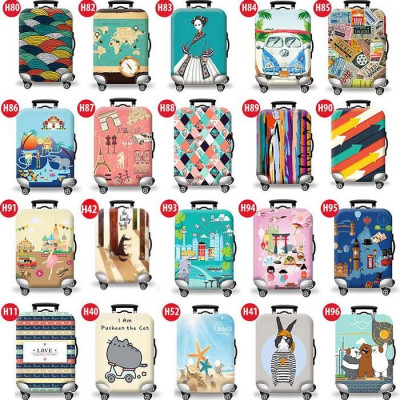 Túi bọc bảo vệ vali -Áo vỏ bọc vali - Gấu Nâu H108