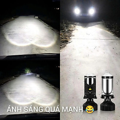 Siêu Sáng và Chống Chói: Đèn Pha Bi Cầu T9 Led HI/LO Cho Ô Tô và Xe Máy Loại Tốt, ĐÈN TRANG TRÍ
