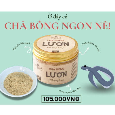 Chà bông Lươn thượng hạng Phamnghiafood 40gr - Ruốc lươn 92.4% thịt Lươn chuẩn VietGap. Cho bé dinh dưỡng, cho mẹ nhàn tênh