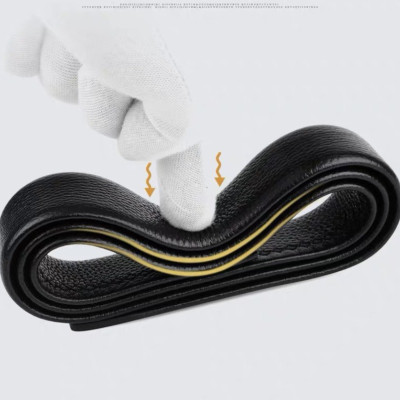 Dây nịt nam, thắt lưng nam dây da cao cấp khóa tự động tiện lợi - Thiết kế mặt cách điệu cá tính MBC89