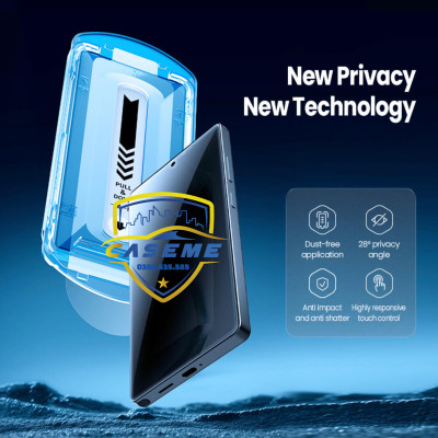 Kính Cường Lực Full Màn Hình Chống Nhìn Trộm Nillkin Guardian Cho Samsung Galaxy S25 Ultra - Hàng Chính Hãng