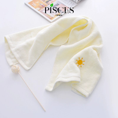 Khăn Mặt PISCES TOWEL 35x75cm Thêu Hình Thời Tiết Cotton Mềm Mại, Khăn Spa Yoga Gym Thể Thao Thấm Hút Mồ Hôi