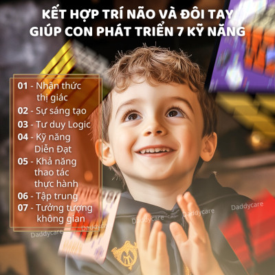 Đồ chơi ảo thuật 36 trò cho bé Mideer Conundrum Cube Magic