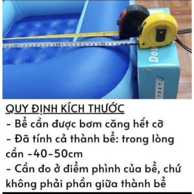 Bể Bơi Cho Bé Bể Phao Bơi Gia Đình 1m15, 1m3, 1m5, 1m8, 2m1, 2m5, 2m6, 2m9, 3m8 Hoạ Tiết Và Trơn Loại 2 Tầng Và 3 Tầng Thành Cao Có Đế Chống Trượt