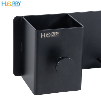 Kệ để máy sấy tóc đa năng inox 304 mẫu dán tường Hobby home decor MS5