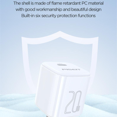 Sạc Nhanh Pisen Quick - Mr White Tiny USB-C 20W