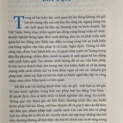 Câu Hỏi Khó Về Pháp Luật Lao Động 
