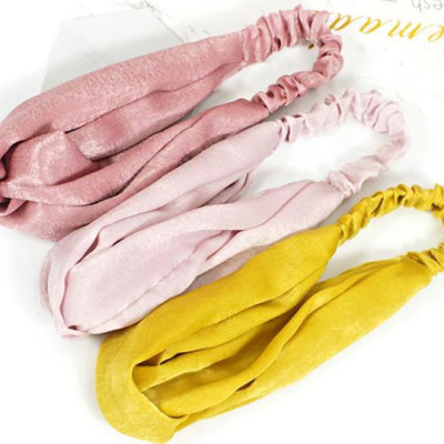 	 Combo 3 băng đô lụa trơn cao cấp xuất Hàn TB40 (Giao mầu ngẫu nhiên)