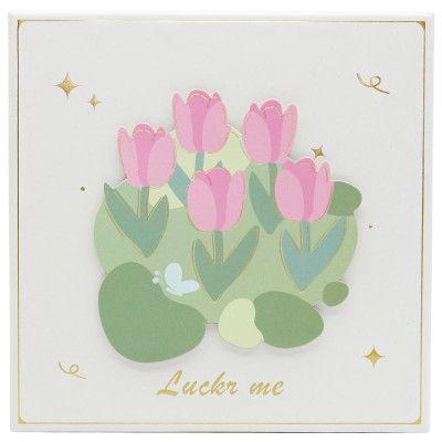 Hộp Quà Vuông Nắp Rời Size Nhỏ 15 x 15 cm - Zhe Jang NC06-52