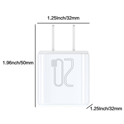 Sạc Nhanh Pisen Quick - Mr White Tiny USB-C 20W