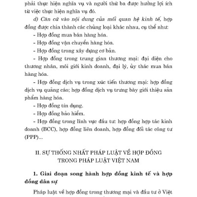 Pháp Luật Về Hợp Đồng Trong Thương Mại Và Đầu Tư - Những Vấn Đề Pháp Lý Cơ Bản (Sách chuyên khảo)
